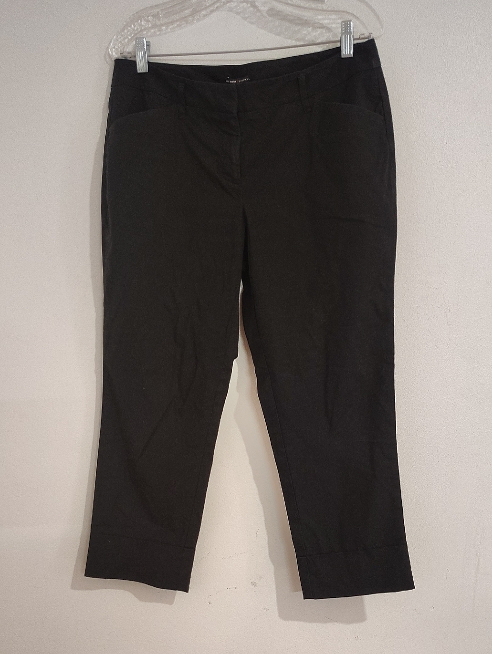 Classic Women's Black Cropped Pants